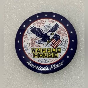 Waffle House Pin “America’s Place” Patriotic